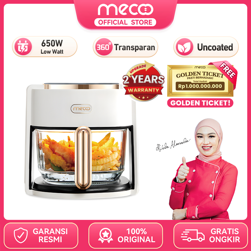 Mecoo Transparan Air Fryer Digital