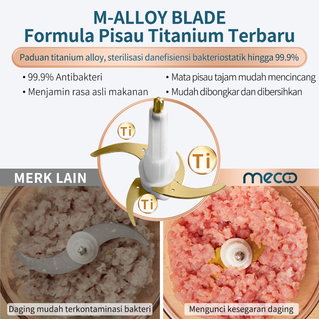 Mecoo 5 in 1 Chopper - Gambar 6