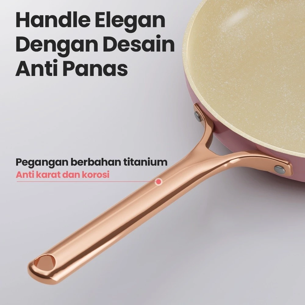 Mecoo Premium Non-Stick Cookware Set - Gambar 4