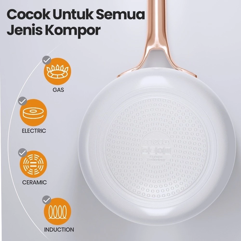 Mecoo Premium Non-Stick Cookware Set - Gambar 2