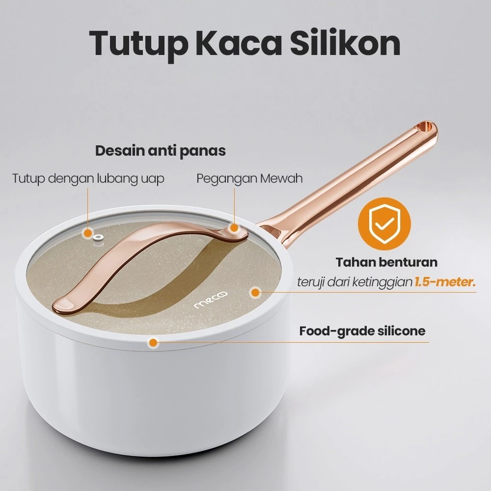 Mecoo Premium Non-Stick Cookware Set - Gambar 3